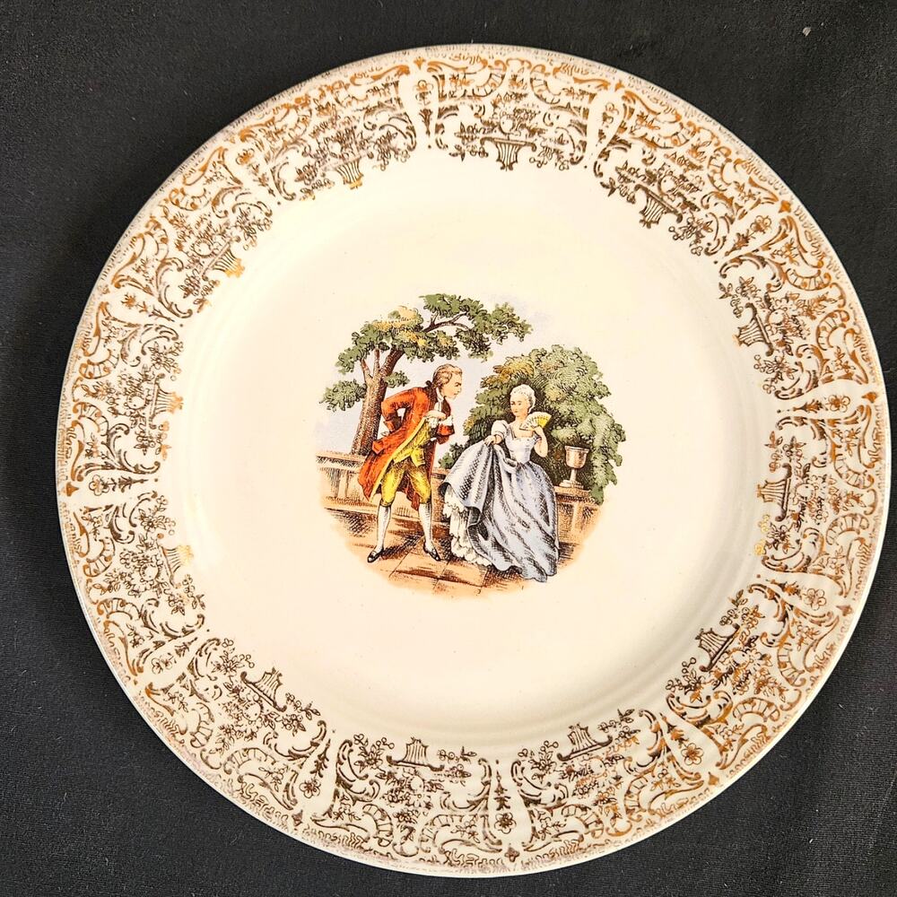 Vintage American‎ Limoges Sheffield 22K Gold Plate 6.25" Decorative Home Decor